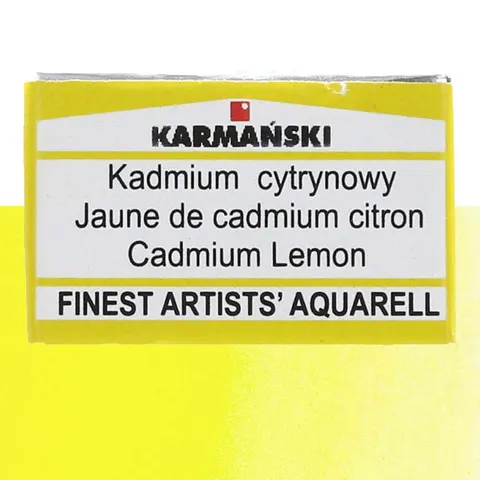 Farba akwarelowa Karmański kostka S4 - 310 Kadmium cytrynowy