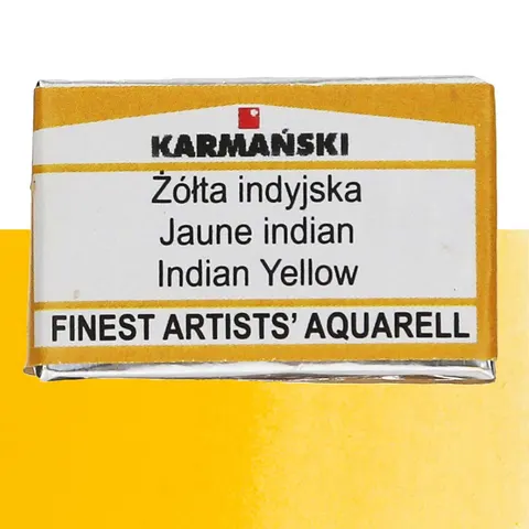 Farba akwarelowa Karmański kostka S3 - 336 Żółta indyjska
