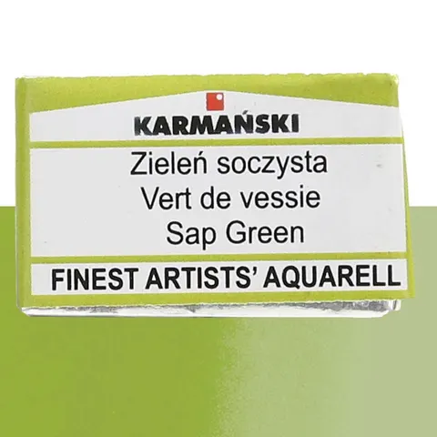 Farba akwarelowa Karmański kostka S3 - 418 Zieleń soczysta