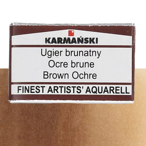 Farba akwarelowa Karmański kostka S1 - 440 Ugier brunatny