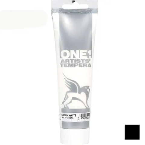 Farba tempera One Renesans 100 ml - 01 Biel tytanowa