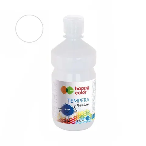 Farba tempera Premium Happy Color 500ml - 0 Biały