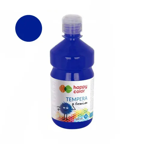 Farba tempera Premium Happy Color 500ml - 33 Granatowy