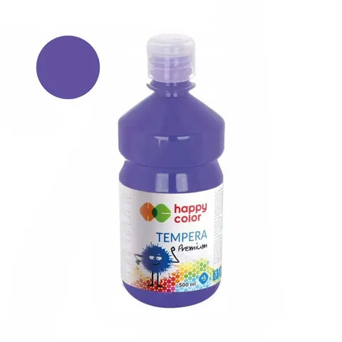 Farba tempera Premium Happy Color 500ml - 61 Fioletowy