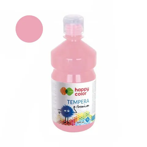 Farba tempera Premium Happy Color 500ml - 20 różowy