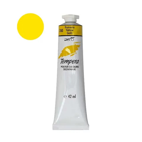 Farba tempera Aero 42ml - 200 Yellow
