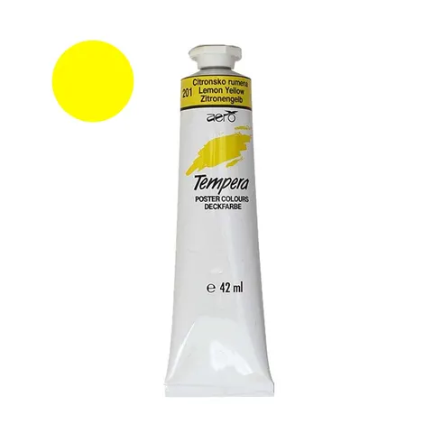 Farba tempera Aero 42ml - 201 Lemon Yellow