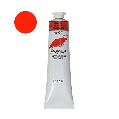 Farba tempera Aero 42ml - 400 Cynober