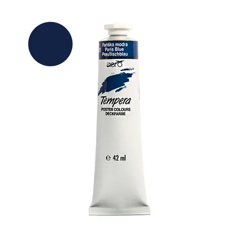 Farba tempera Aero 42ml - 701 Paris Blue