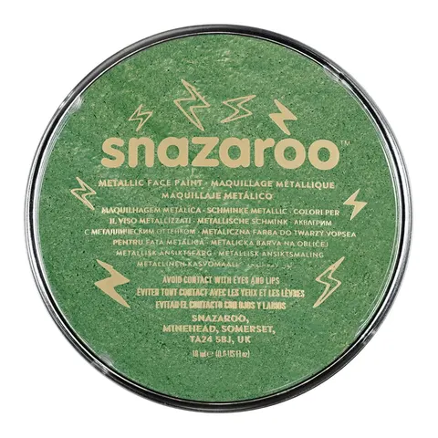 Farba do twarzy Snazaroo metaliczne 18 ml - 422 Electric Green