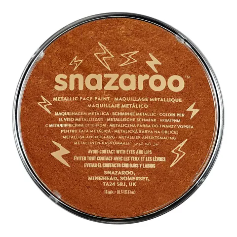 Farba do twarzy Snazaroo metaliczne 18 ml - 755 Copper