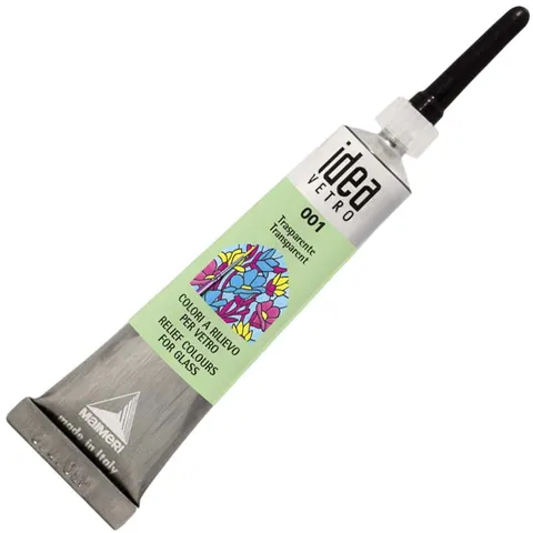 Konturówka do szkła Idea Vetro Relief 20 ml - 001 Transparent