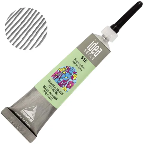 Konturówka do szkła Idea Vetro Relief 20 ml - 515 Pewter Grey