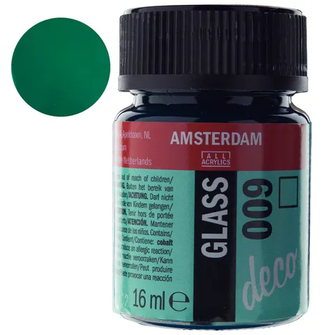 Farba do szkła Amsterdam Glass Deco 16 ml - 600 Green