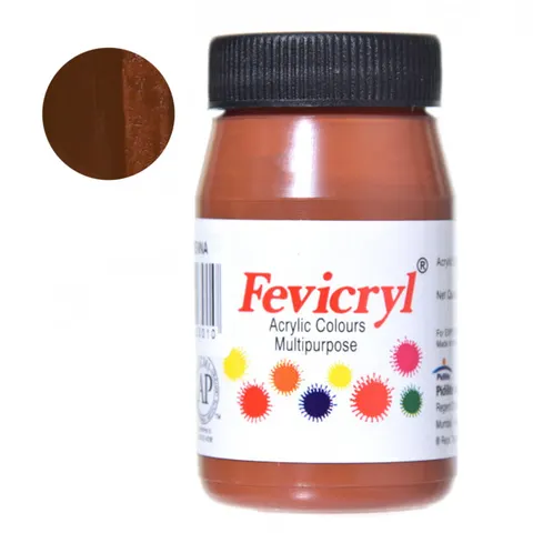 Farba do tkanin Fevicryl 50 ml - 01 Burnt Sienna
