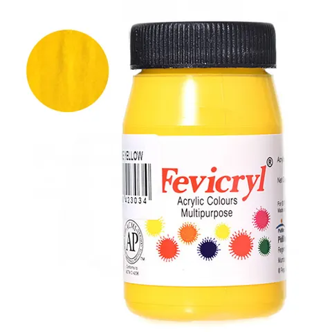 Farba do tkanin Fevicryl 50 ml - 03 Chrome Yellow