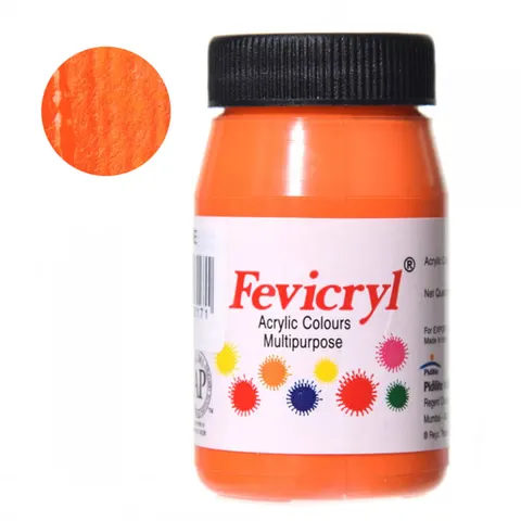 Farba do tkanin Fevicryl 50 ml - 17 Orange