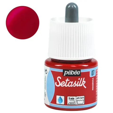Farba do jedwabiu Setasilk Pebeo 45ml - 07 Magenta
