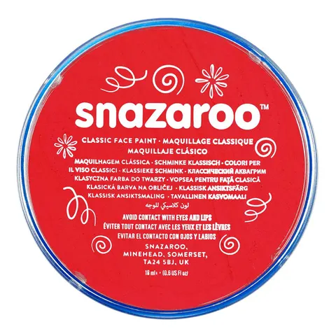 Farba do twarzy Snazaroo 18 ml - 055 Bright Red