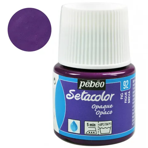 Farba do tkanin Setacolor Opaque Pebeo 45 ml - 92 Fig