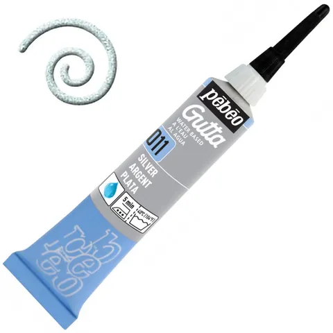 Konturówka do tkanin Gutta Pebeo 20 ml - 11 Srebrny
