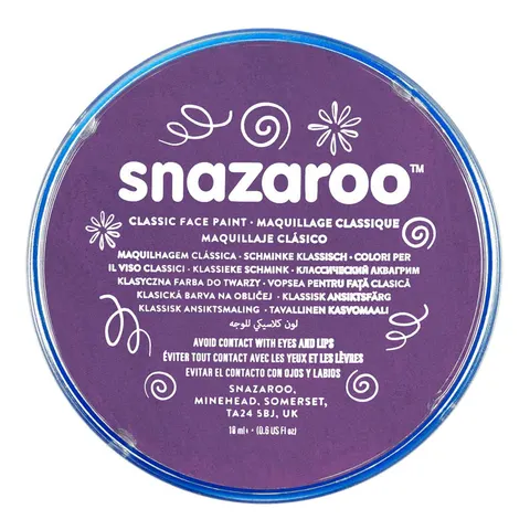 Farba do twarzy Snazaroo 18 ml - 888 Purple