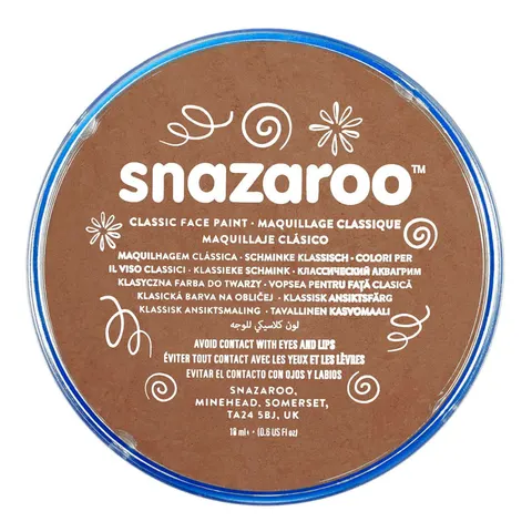Farba do twarzy Snazaroo 18 ml - 911 Beige Brown