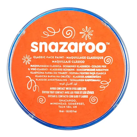Farba do twarzy Snazaroo 18 ml - 553 Orange