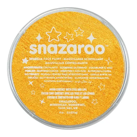 Farba do twarzy Snazaroo 18 ml - 221 Sparkle Yellow (błyszcząca)