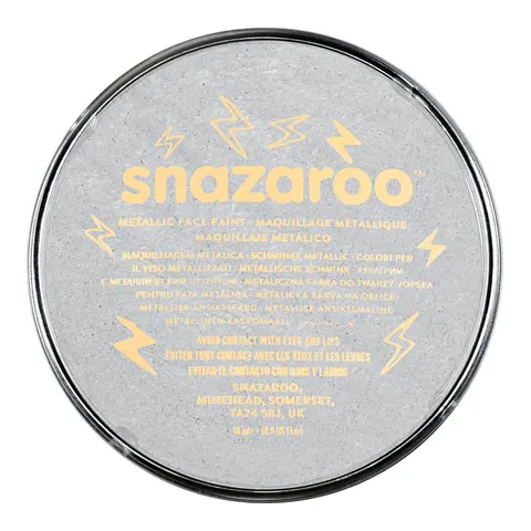 Farba do twarzy Snazaroo metaliczne 18 ml - 766 Silver
