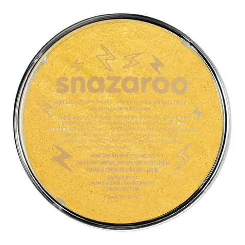 Farba do twarzy Snazaroo metaliczne 18 ml - 777 Gold