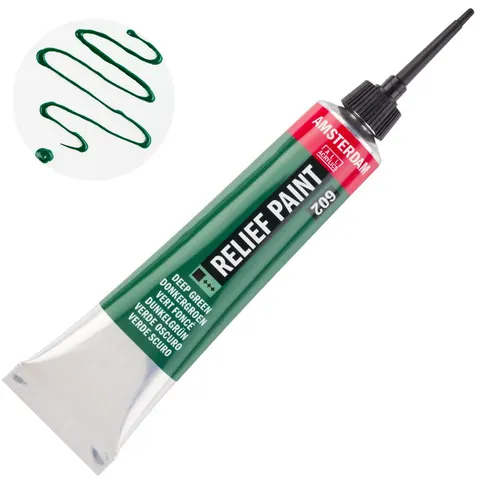 Konturówka Relief Paint Amsterdam 20 ml - 602 Deep Green