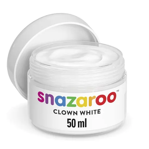 Farby do twarzy Snazaroo biel klauna - 50 ml