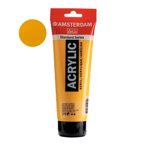 Farba akrylowa Amsterdam Acrylic 250 ml - 270 Azo yellow deep