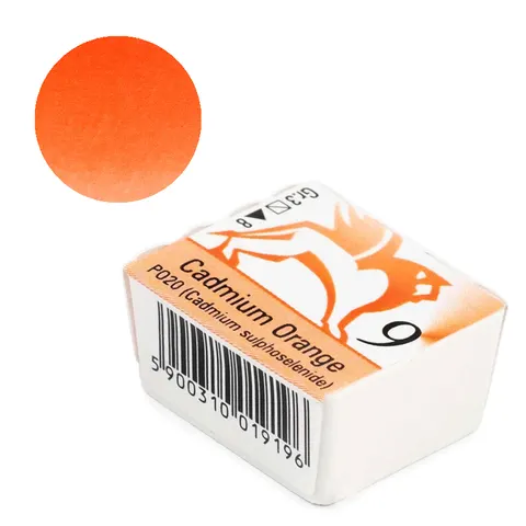 akwarela w kostce cadmium orange nr 9 Renesans