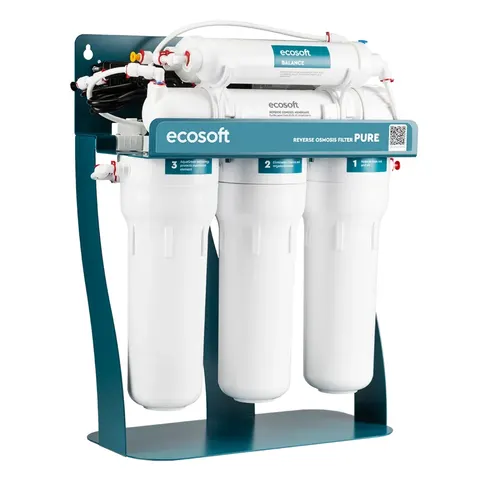 Ecosoft BWT Pure Balance filtr do wody z pompą, na metalowym stojaku