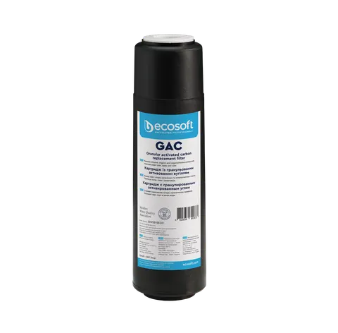 Ecosoft filtr GAC z granulowanym węglem aktywnym 2,5 "x10"