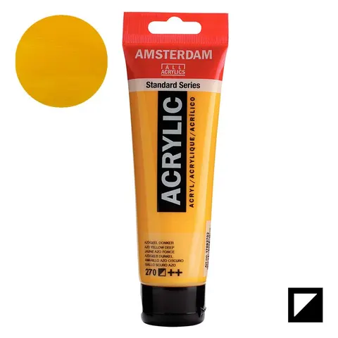 Farba akrylowa Amsterdam Acrylic 120 ml - 270 Azo yellow deep