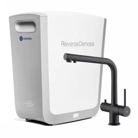 Bluewater Cleone Redox odwrócona osmoza + bateria Crystal czarny mat