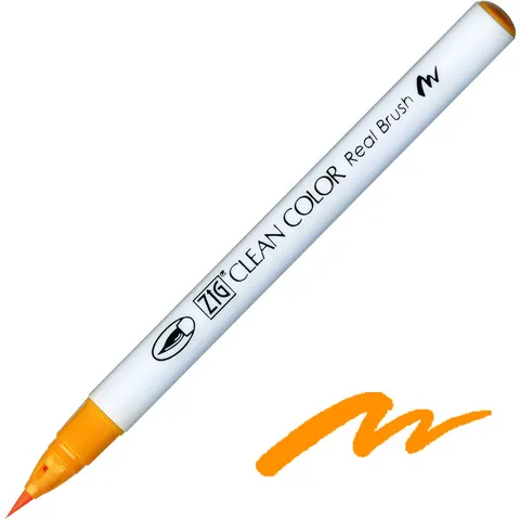 Pisak ZIG Clean Color Real Brush - 052 Bright Yellow