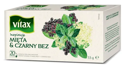 Vitax Herbata Mięta Czarny Bez 20tb insp.