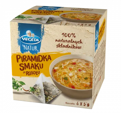 VEGETA Natur Piramidka Smaku 30 g do Rosołu Podravka