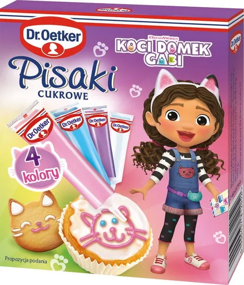Dr.Oetker Pisaki Koci Domek do ciast 76 g do ciast 4x19g