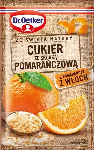 Dr.Oetker Cukier ze skórką pomarańczową 15 g