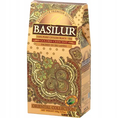 Basilur Herbata Golden Crescent stożek 100 g liść czarna cejlońska