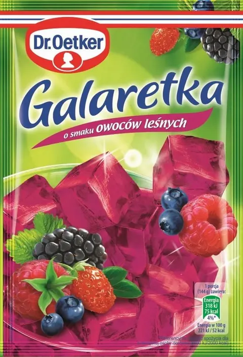 Dr.Oetker Galaretka owoce leśne 72 g