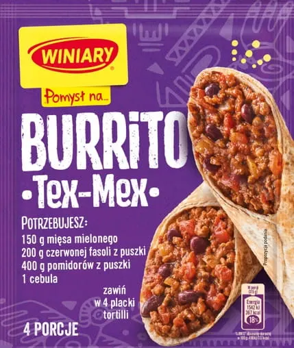 WINIARY Pomysł na BURRITO TEX-MEX 30g