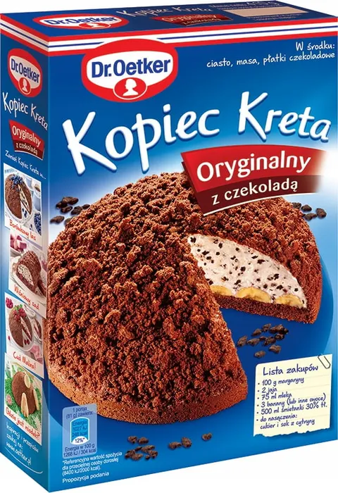 Dr.Oetker KOPIEC KRETA Classic z CZEKOLADĄ 410g
