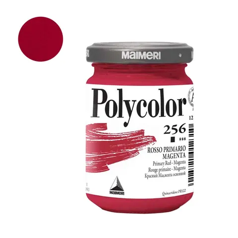 Farba akrylowa Polycolor 140 ml - 256 Primary Red Magenta