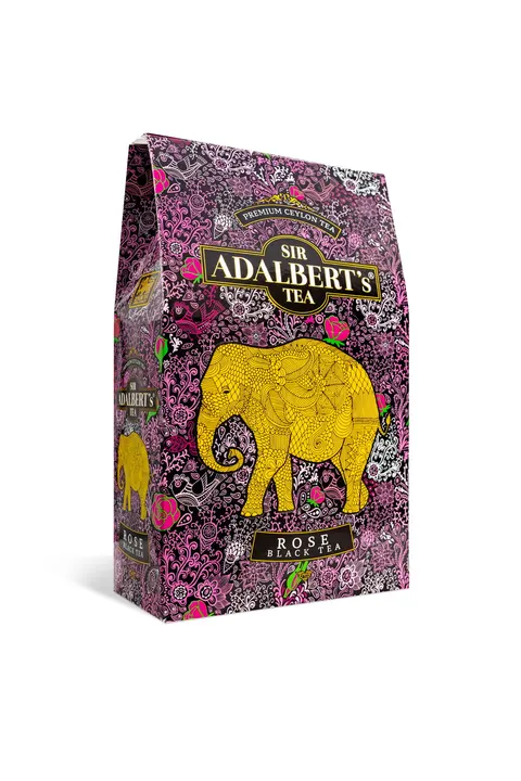 Sir Adalbert's Herbata liściasta ROSE Black Tea 100G